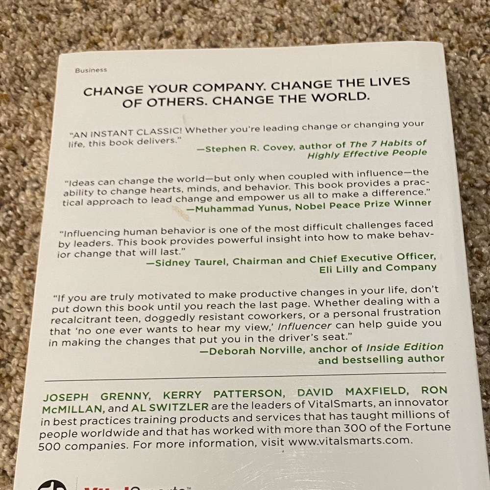 Influencer: The New Science of Leading Change - Picture 2 of 2